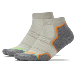 1000 Mile Run Repreve Single Layer socquettes courtes (Twin Pack) - SS25-Homme Fitness|Chaussettes