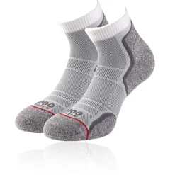 1000 Mile Run Single Layer socquettes courtes (Twin Pack) - SS25-Homme Running|Chaussettes