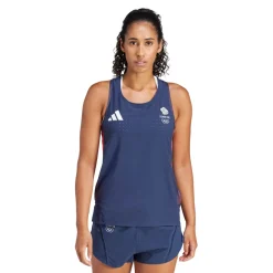 adidas Adizero Team GB femme running débardeur - AW24-Femme Débardeurs