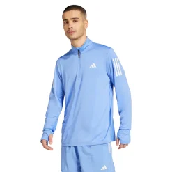 adidas Own The Run demi-zip Men's Top - SS25-Homme Hauts À Manches Longues