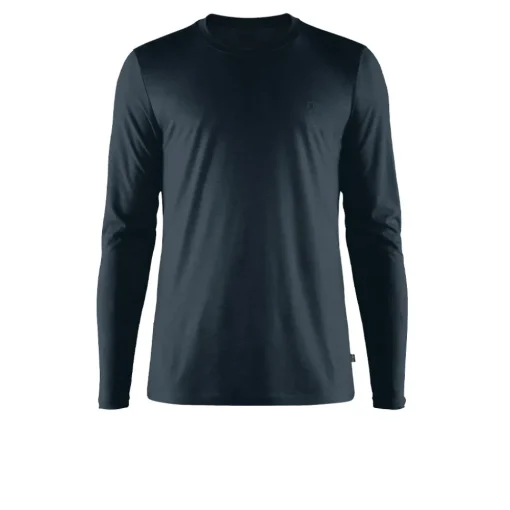 Fjallraven Abisko Wool manches longues Top - SS25-Homme Hauts À Manches Longues