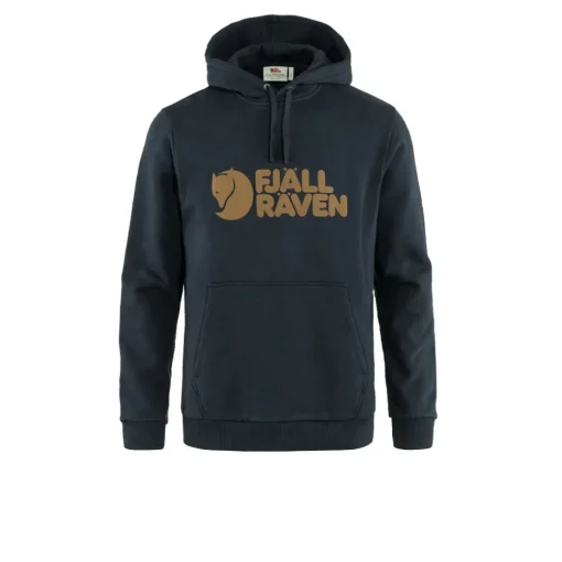 Fjallraven Logo Hoodie - SS25-Homme Hauts À Manches Longues