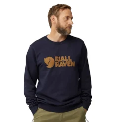 Fjallraven Logo Sweatshirt - SS25-Homme Hauts À Manches Longues