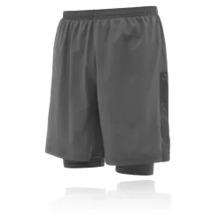 Higher State 7 Inch short de running 2 en 1 entrejambe 18 cm-Homme Shorts