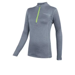 Higher State Micro Grid haut à manches longues 1/4 zip femme-Femme Hauts À Manches Longues