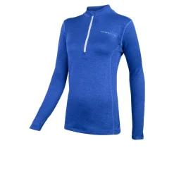 Higher State Micro Grid haut à manches longues 1/4 zip femme-Femme Hauts À Manches Longues