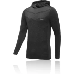 Higher State Seamfree haut de running à capuche sans couture-Homme Hauts À Manches Longues