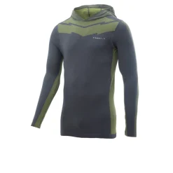 Higher State Seamfree haut de running à capuche sans couture-Homme Hauts À Manches Longues