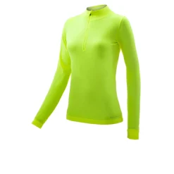 Higher State Seamfree haut de running à manches longues 1/2 zip sans couture femme-Femme Hauts À Manches Longues