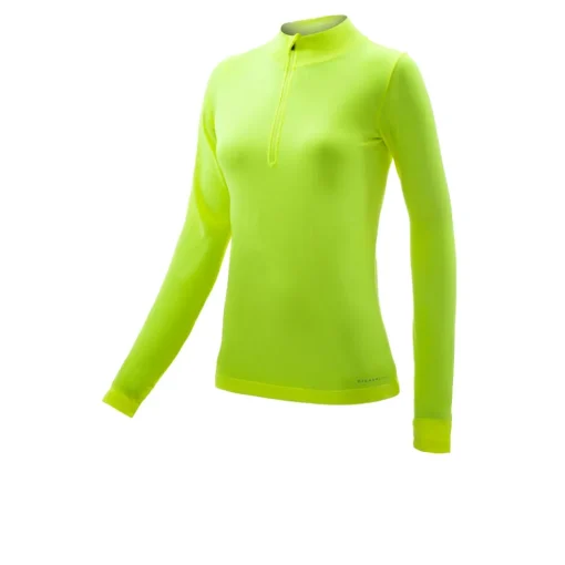Higher State Seamfree haut de running à manches longues 1/2 zip sans couture femme-Femme Hauts À Manches Longues