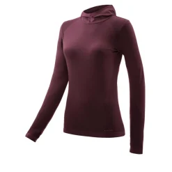 Higher State Seamfree haut de running à capuche sans couture femme-Femme Hauts À Manches Longues