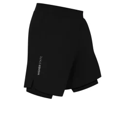 Higher State Short de running 2 en 1, entrejambe 18 cm - SS25-Homme Shorts