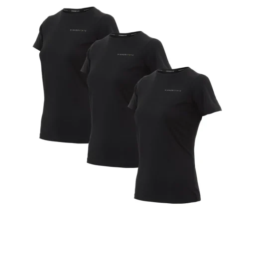 Higher State S/S Crew femme t-shirt de running (3 Pack)-Femme Fitness|T-shirts