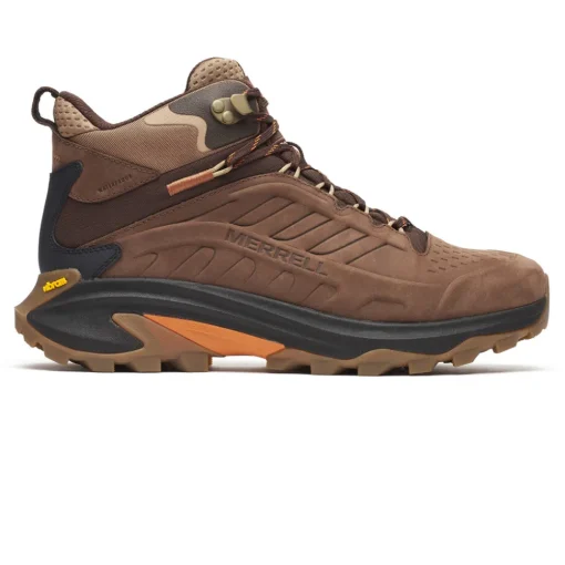Merrell Moab Speed 2 Leather Mid bottes de marche imperméables - SS25-Homme Outdoor|Sports En Salle