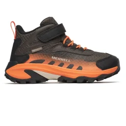 Merrell Moab Speed 2 Mid A/C imperméable enfant bottes de marche - SS25-Enfant Outdoor|Chaussures Pour Enfants