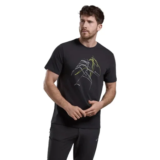 Montane Abstract Mountain T-Shirt - SS25-Homme Escalade|T-shirts