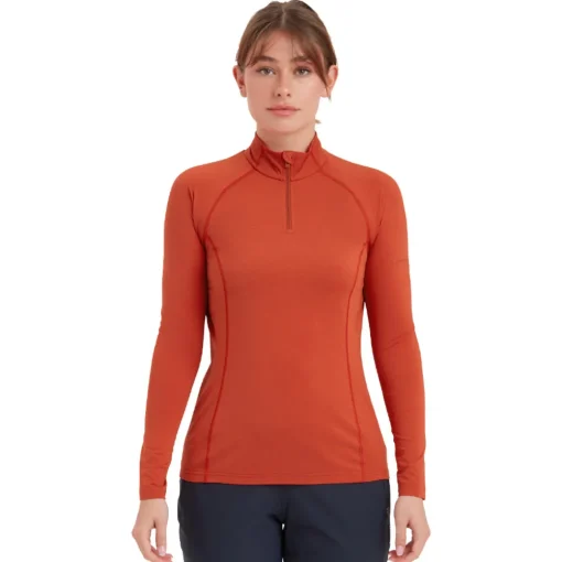 Montane Dart XT zip Neck femme Top-Femme Hauts À Manches Longues