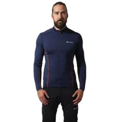 Montane Dart zip Neck Top-Homme Outdoor|Hauts À Manches Longues