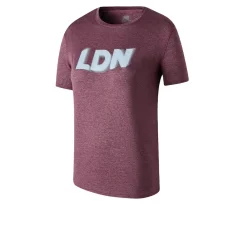 New Balance London Edition Athletics femme t-shirt de running - SS25-Femme T-shirts