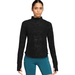 Nike Dri-FIT 1/4-Zip femme Mid-Layer trail Top-Femme Hauts À Manches Longues