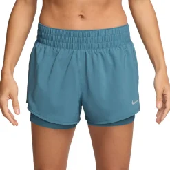 Nike One Dri-FIT Mid-Rise 3 pouce 2-en-1 femme short de running - SU25-Femme Fitness|Running