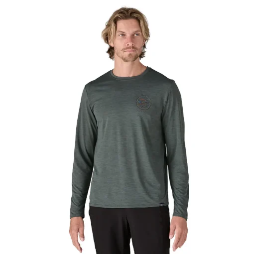 Patagonia Capilene Cool Daily Graphic Top-Homme Outdoor|Hauts À Manches Longues
