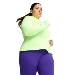 Puma Run Grid polaire demi zip femme Top - AW24-Femme Hauts À Manches Longues