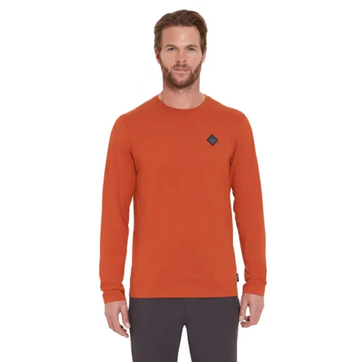 Rab Basecamp Logo Badge Top - SS25-Homme Hauts À Manches Longues