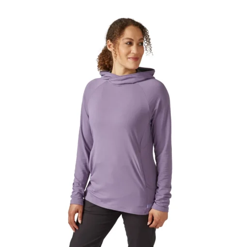 Rab Dihedral Hooded femme Top-Femme Hauts À Manches Longues