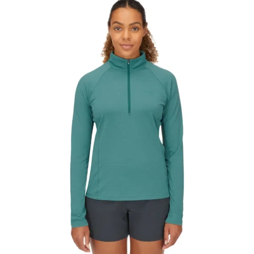 Rab Sonic demi-zip femme Top - SS25-Femme Hauts À Manches Longues