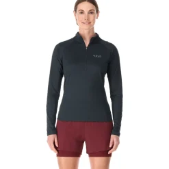 Rab Sonic zip Neck femme manches longues Top - SS25-Femme Hauts À Manches Longues