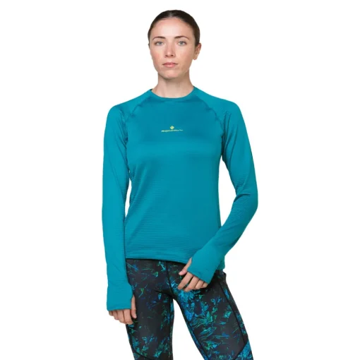 RonHill Tech Winter femme Crewneck Top - AW24-Femme Hauts À Manches Longues