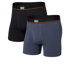 Saxx Non-Stop Stretch Cotton Boxer culotte (2 Pack) - SS25-Homme Fitness