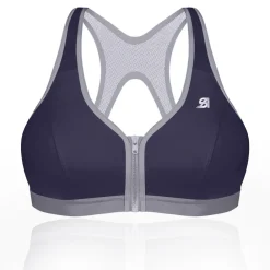 Shock Absorber Active fermeture zippée High Impact Plunge brassière-Femme Yoga|Fitness