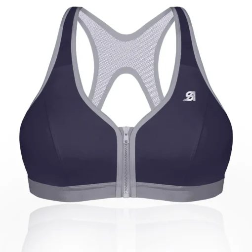 Shock Absorber Active fermeture zippée High Impact Plunge brassière-Femme Yoga|Fitness