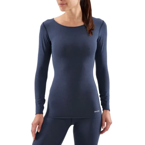 Skins DNAmic Sleep Recovery femme manches longues haut de compression-Femme Hauts À Manches Longues