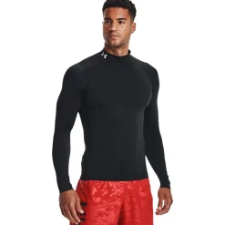 Under Armour HeatGear compression Mock manches longues Top - SS25-Homme Hauts À Manches Longues