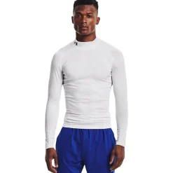Under Armour HeatGear compression Mock manches longues Top - SS25-Homme Hauts À Manches Longues