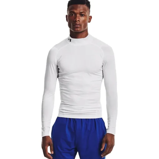 Under Armour HeatGear compression Mock manches longues Top - SS25-Homme Hauts À Manches Longues