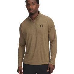 Under Armour Tech Textured haut demi-zip - SS25-Homme Hauts À Manches Longues