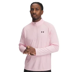Under Armour Tech Textured haut demi-zip - SS25-Homme Hauts À Manches Longues