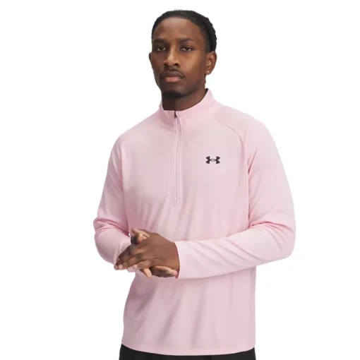 Under Armour Tech Textured haut demi-zip - SS25-Homme Hauts À Manches Longues