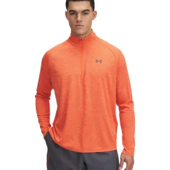 Under Armour Tech Textured haut demi-zip - SS25-Homme Hauts À Manches Longues