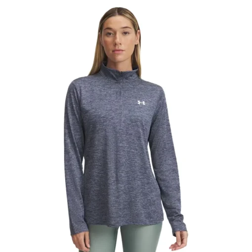 Under Armour Tech Twist femme 1/2 zip Top - SS25-Femme Hauts À Manches Longues